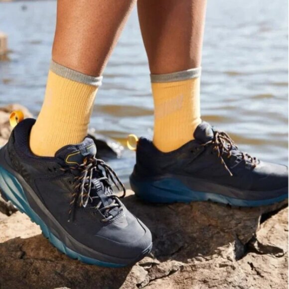 HOKA  One One Kaha Low Gore-Tex Hiking Shoes Waterproof Navy Size 8.5B - Picture 3 of 11